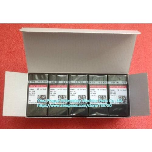 500 pcs Genuine Groz Beckert sewing needles, model 62 X 59 / 114SC / DV x 59, size Nm 180/24, Over lock machine needle DVX59