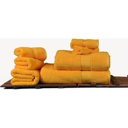 700 Gsm Turkish Towel, Yellow Towel Sets, Set Of Bathroom, 100% Turkish Organic Natural Cotton, Fade-Resistan, Luxury