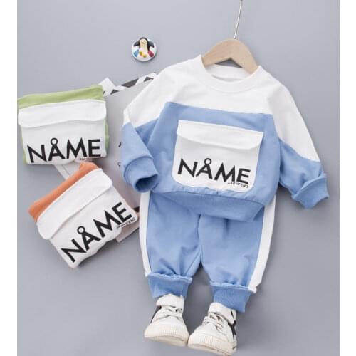 Spring Baby Girl Boy Clothing Infant Clothes Suits Casual Sport Cotton T Shirt Pants Kid Child Toddler Tracksuits 1 2 3 4 YEARS