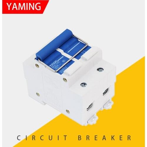 125A Circuit Breaker Isolating Switch 2P Knife-type DIN Rail Mounted Guide Rail Photovoltaic Switches