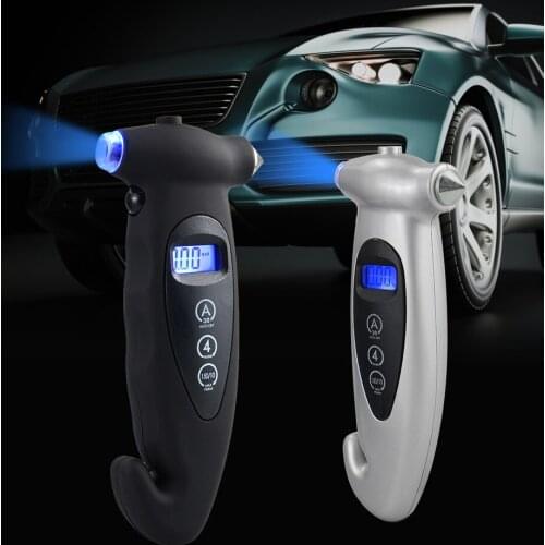 LCD Backlight 0-150 PSI Car Motorcycle Bike Portable Digital Tire Pressure Gauge Meter High-precision Display Diagnostic Tool