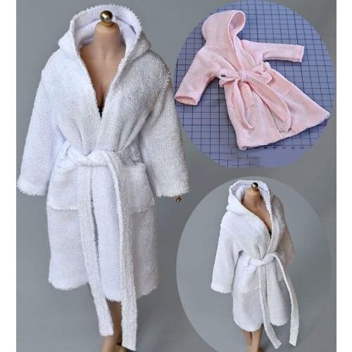 For Sale Female Doll Bathroom Scene Bathtub Toilet Set Bathrobe Three-piece Set Suitable for 12 Inches Action Figure