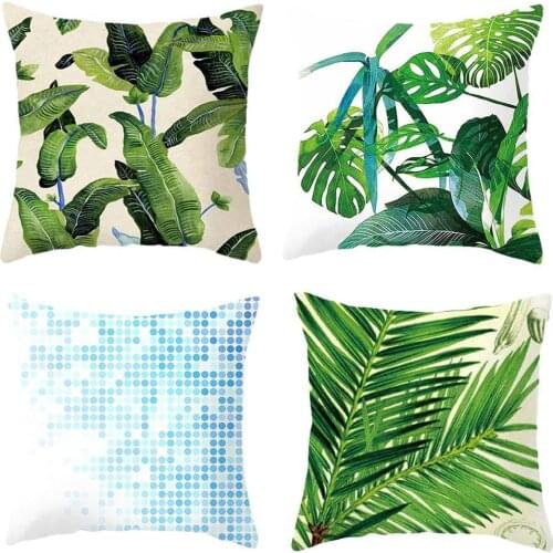 1pcs Lake Blue Marble Geometric Sofa Cushion Cover Decorative Pillowcase Polyester Throw Pillow Cover 45x45cm Family Decoration