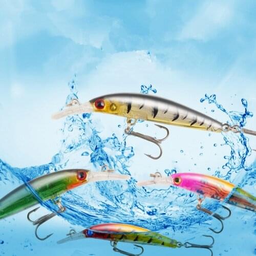 1PCS Underwater Bionic Minnow Crankbaits Fishing Lures Jig 70mm/3.6g Fish Artificial SwimBait Wobblers Hard Bait Fishing Tackle