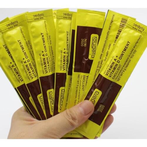 100Pcs/lot Tattoo Recovery Cream Vitamin A+Vitamin D Ointment Tattoo Aftercare Supplies