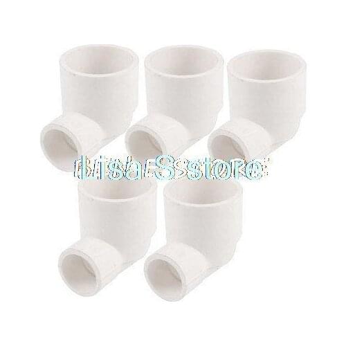 5 Pcs 20mm to 32mm 90 Angle Degree Elbow Pipe Fittings Connectors Adapters