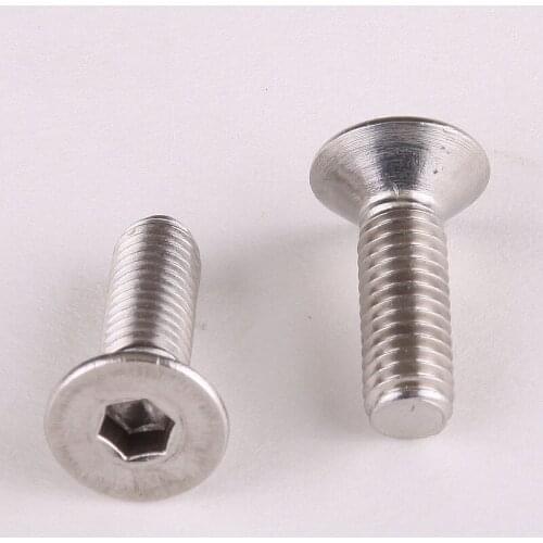 5PCS Cheap Authentic 304 Stainless Steel Sink Head Cap / Internal Flat Head Allen Screws M5 * 50