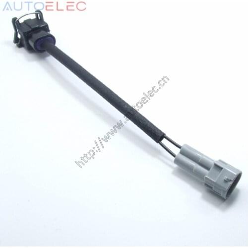 DELPHI ev1 to Nippon Denso male RC Fuel Injector Wiring Clips Plugs wiring harness for AUDI VW Skoda Passat VAG GM Ford Jagua