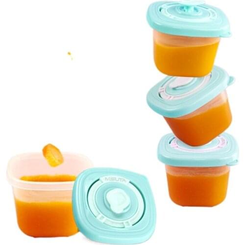 Baby Timing Supplementary Food Box Baby Storage Box Small Portable Sorting Sealed Crisper Baby Food Storage Snack Cup