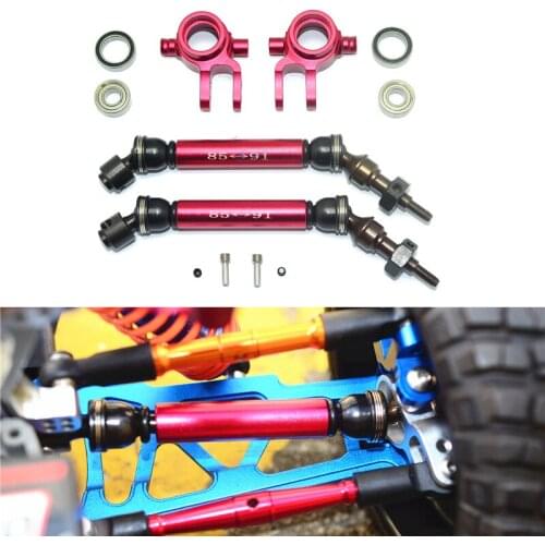 GPM 1/10 SLASH 4X4 Short-course Truck accessories metal Bold 45# steel head aluminum alloy front CVD front steering cup