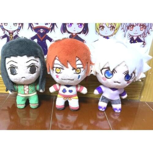 HUNTER x HUNTER Model 13cm Plush Doll Pendant HxH Zoldyck Killua Illumi Morow Hisoka Kulolo Feitan HUNTERxHUNTER Stuffed Toy