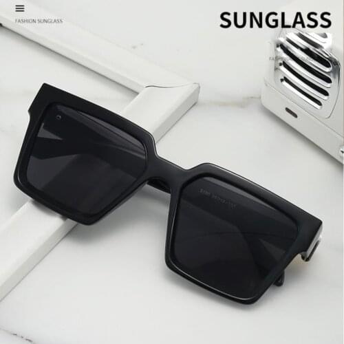 Classic Retro European And American Style Square Sunglasses Travel Women Rectangle Small Vintage High Definition