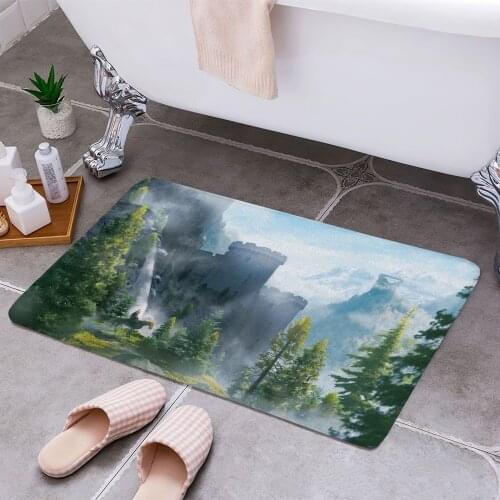 Kaer Mohren 3D Print Doormats Rectangle Non-Slip DoorMat Bedroom Kitchen Entrance Print Door rugs Dropshipping