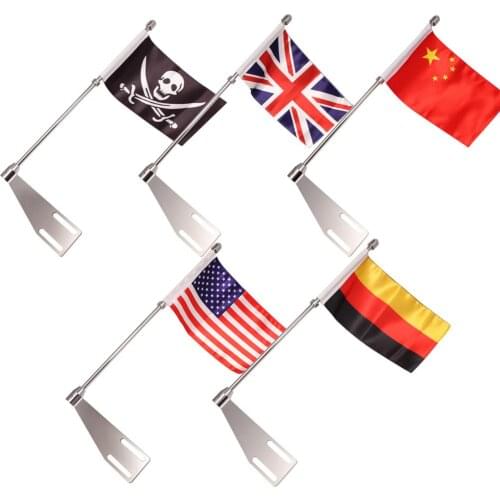 Motorcycle Flag Pole Luggage Rack Mount For Indian Chieftain Dark Horse Roadmaster