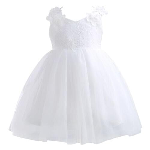 2019 Summer New Hot Sale Latest Kids Baby Lovely Cute Sweet Princess Flower Girl Dress Party Lace Wedding Bridesmaid Dresses
