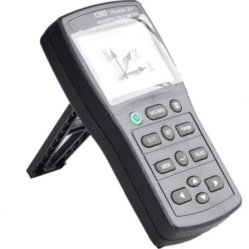 New High Accuracy Handheld Three Axis Magnetic Field Tester Electromagnetic Radiation Detector 2000 Milli Gauss/200 Micro Tesla