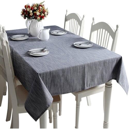 Solid Plain Simple Table Cloth Tablecloth Nappe Table Cover Party Wedding Table Cloth For Home Table Decoration Home Textile