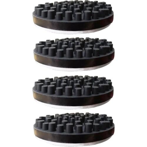 LP Record Stand Foot Slip Proof Soundproof Silica Gel Isolation Turntable Feet Pads Base Mat for Turntable Phonograph 4PCS