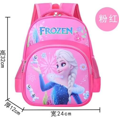 Disney Frozen Elsa School bag for girls new 3D cartoon breathable kindergarten school backpack
