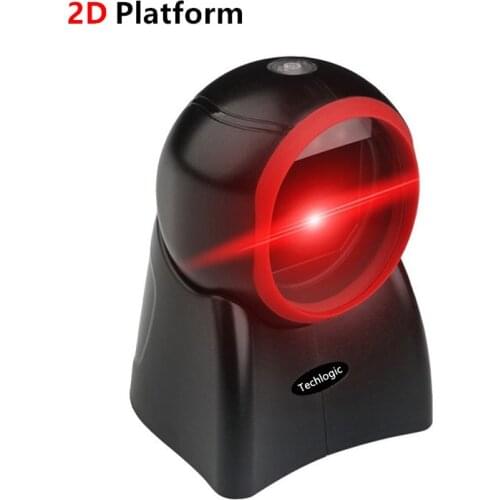 Techlogic 2D presentation Scanner Platform Omnidirectional Barcode Scanner Supermarket Bar code Reader