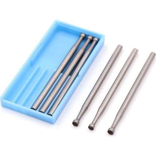 URANN 1pcs 2.35mm Shank Concave Carving Needle Jewelry Micro-carving Knife Olive-stone Ivory Carving Drill Bits Needle