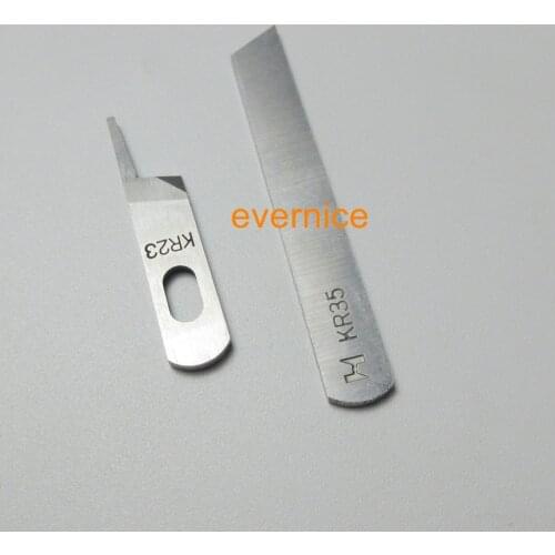 Upper & Lower Knife Kr23+Kr35 For Siruba Taiko 737/747 Overlock Sewing Machine