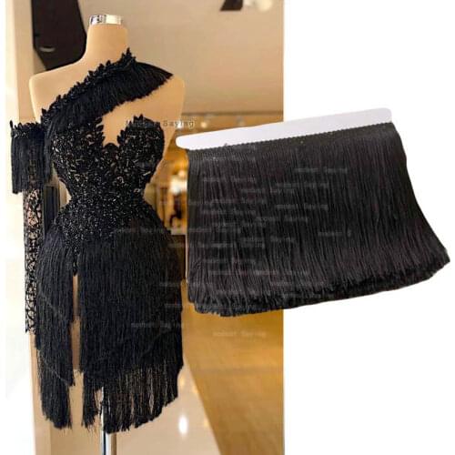 10 Yards 15cm Lace Fringe Trim Tassel Fringe Trimming For DIY Latin Dress Evening Gown Clothes Garment Accessories Lace Ribbon