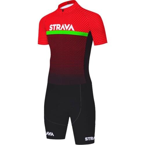 Strava One Piece Skinsuit Masculino Maillot Hombre Macaquinho Cycling Equipment Completo Estivo Ciclismo Fietskleding Heren