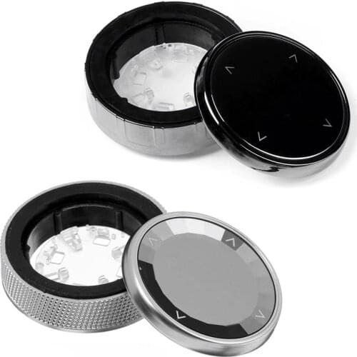 Center Console Multimedia Control Button Knob Trims Cover for-BMW Mini Cooper 5-Buttons Car Styling