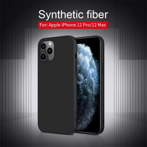 For iPhone 12 pro Case Cover Synthetic Fiber Phone Case For iPhone 12 Pro Max 12 mini NILLKIN Hard Cover High Quality Case