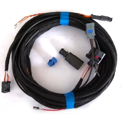 For Passat B8 Rear View Camera Reversing badge Logo Camera Highline with canbus Cable Wire Harness