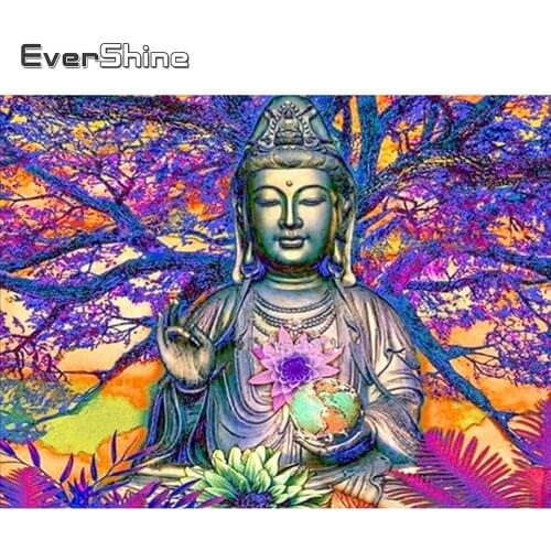 Evershine 5D Diamond Painting Full Drill Square Religion Diamond Mosaic Sale Icon Rhinestones Pictures Diamond Embroidery