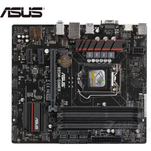 Asus B85M-GAMER Motherboard for intel LGA 1150 DDR3 i7 i5 i3 32GB SATA3 USB2.0 USB3.0 ROG used Desktop motherboards