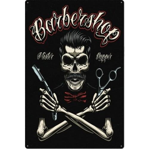 Metal Tin Sign Barbershop Pub Home Vintage Retro Poster Cafe Metal Painting Metal Poster 20x30cm Poster Metal Plaque 2021 Hot