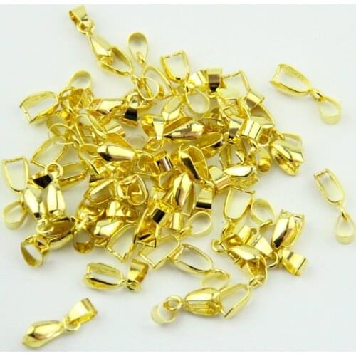 Metal Buckles 5*18mm Golden/Silver/Chrome Metal Connector Hooks Handcraft Beads Accessories Tools For Pendant