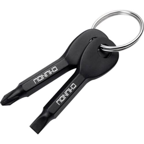 Metal Keychain Cross Screw Driver Mini Screwdriver Outdoor Survival Camping Equipment Carabiner Locking Climbing Multi Tool