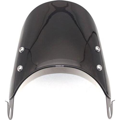 Motorcycle Windshield Airflow Adjustable Windsn Wind Deflector for 5-7 Inch Headlights Universal Moto Accessories A
