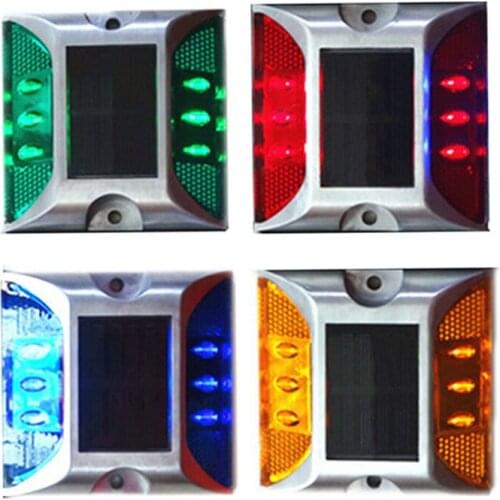 Outdoor Garden Light Solar Deck Lights LED Dock Light Step Road Stud Light Waterproof Security Warning Driveway Lights