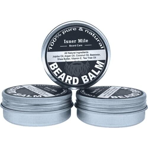 1pcs Natural Organic Beard Care Wax Mens Beard Wax Moisturizing Oil Beard Cream Professional Shaving Care