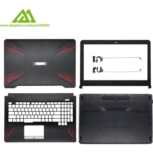 New Laptop Cover For ASUS FX80 FX80G FX80GD FX504 FX504G FX504GD LCD Back Cover/LCD Front Bezel/Hinges