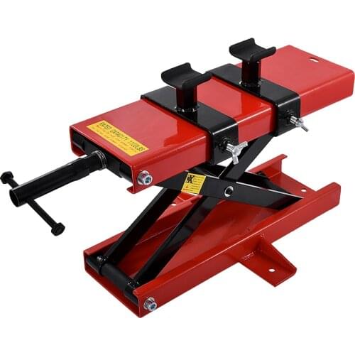 500KG Scissor Hoist Jack Lifting Cranes Motorcycle Repair Stand Center Scissor Lift Hoist Workshop Bench Lifting Tool(450*150mm)