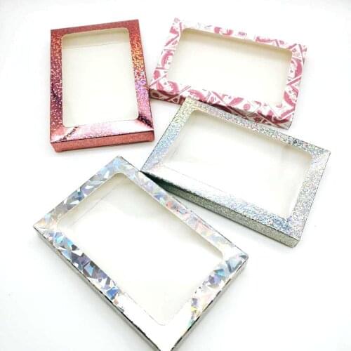 Wholesale 3 Pairs Eyelash Case with Tray Bulk Mink Eyelashes Custom Box Packaging Empty Mink Lash Box Lash Extension Case