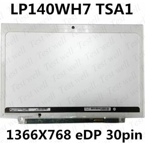 Original Test well 14" Laptop LED LCD Screen Panel LP140WH7-TSA1 LP140WH7-TSA2 For Acer M3-481 M5-481G X483