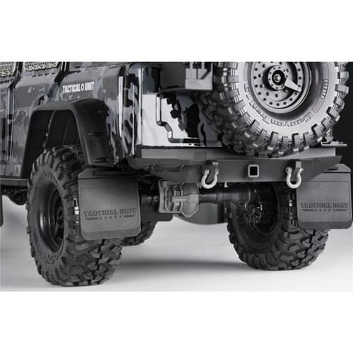Front Rear Fenders Rubber Mudguard for 1/10 Traxxas TRX-4 Tactical Unit RC Crawler Car Modification Kits