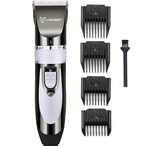 Rechargeable High Power Dog Hair Cutter Professional Electric Pets Clipper Grooming Trimmer Pets Haircut Shaver Mower For Animal