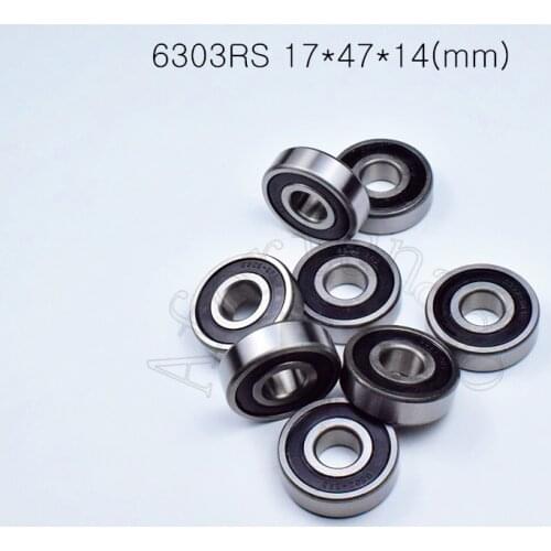 6303RS 17*47*14(mm) 1Piece free shipping bearing 6303 6303RS chrome steel deep groove bearing