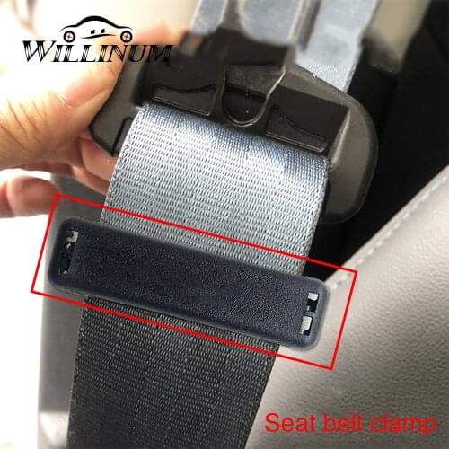 Seat belt clamp buckle adjustment lock for BMW F10 F11 F30 F32 F15 F16 F25 G30 G11 G01 car safety belt protection clip fastener