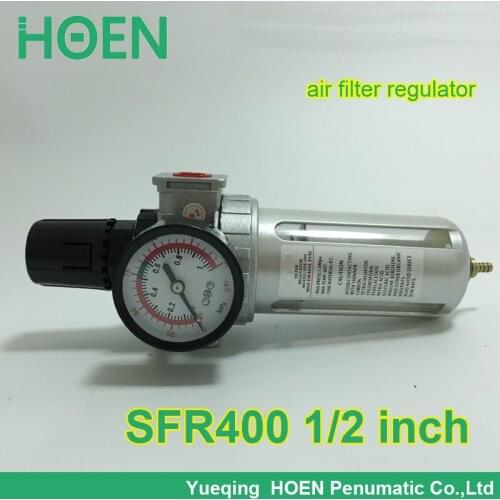 SFR400 SFR-400 PT1/2" pneumatic air filter regulator with 1/2 inch air treatment unit