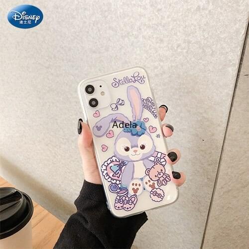 DISNEY 2021 StellaLou Silicone Protective CASE for IPhone 11 12 Pro Max IPhone X 7 8 Official Liquid Silicon 360 Full Cover
