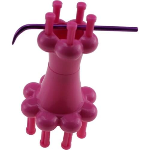 SKC weaving tool double-headed rope weaving illustration/wool rope weaving/winding rope winding machine flower weaving